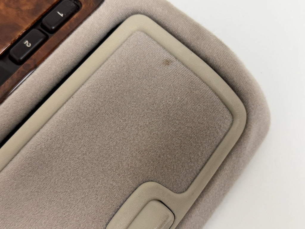 JAGUAR Xj8 Vanden PLAS 1998 - 2003 Overhead DOME Sunglasses MAP Light TAN