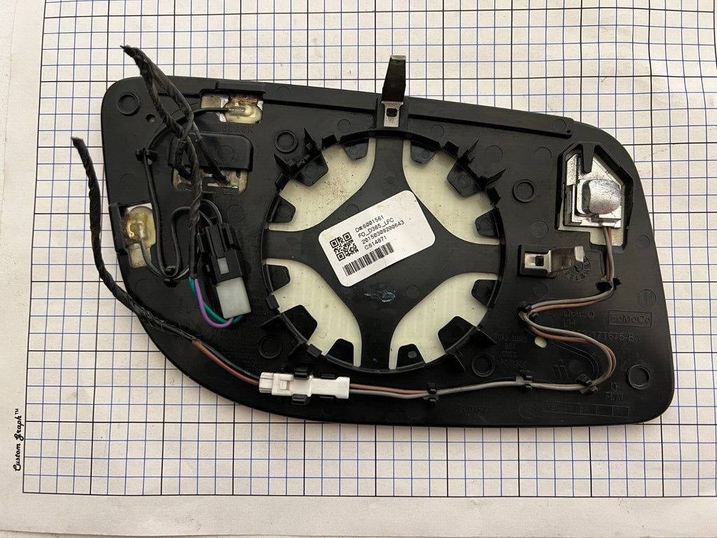LINCOLN MKS 2009 Heated Left Door Side Blind Spot Lamp Auto Dim Mirror Glass LH