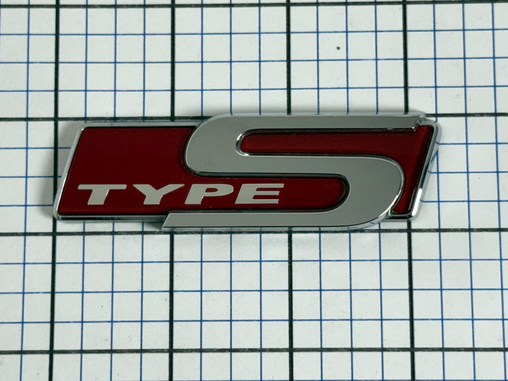 ACURA TL 2007 - 2008 Trunk Emblem Logo TYPE S Red Types