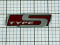ACURA TL 2007 - 2008 Trunk Emblem Logo TYPE S Red Types