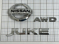 NISSAN JUKE AWD Trunk Liftgate Emblem Full Set