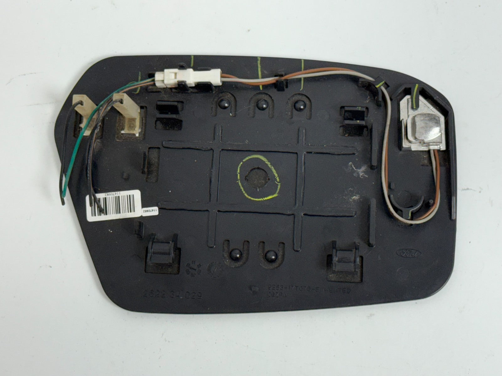 FORD Fusion 2012 Left Driver Side Heated Blind Spot LED Mirror Glass LH