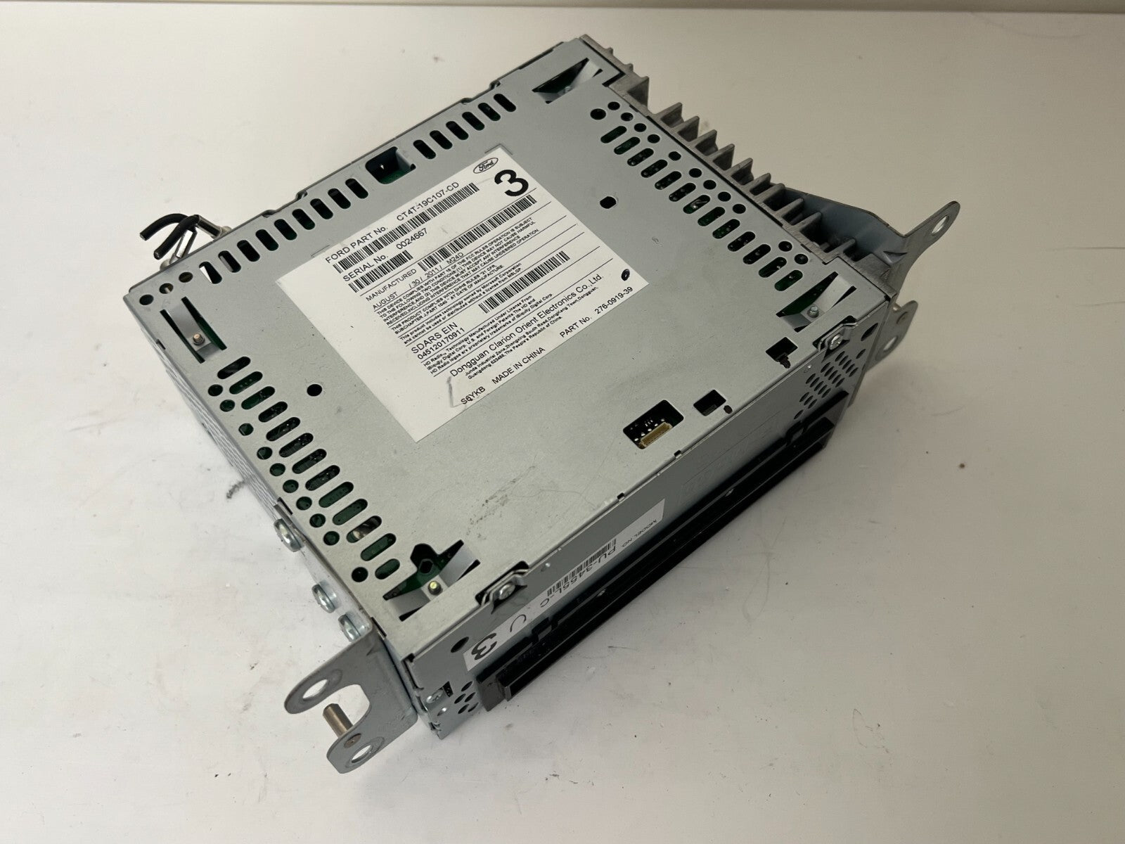 FORD Edge 2012 AM FM Receiver Mp3 CD Player Sirius XM Ct4t-19c107-cd