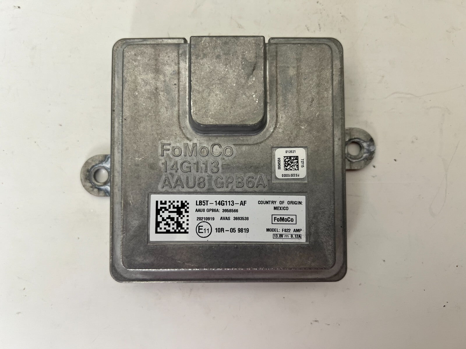 FORD Explorer 2020 Pedestrian Alert Control Module Lb5t-14g113-af
