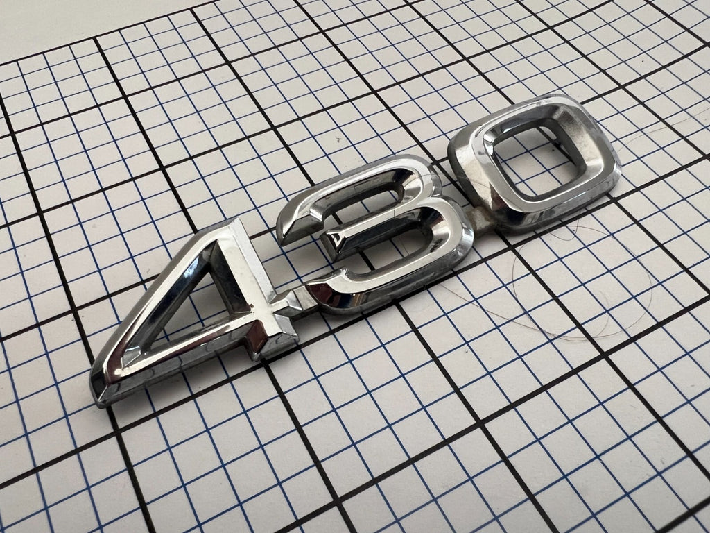 LEXUS Ls430 2001 2002 2003 Rear Trunk Emblem "430" Only