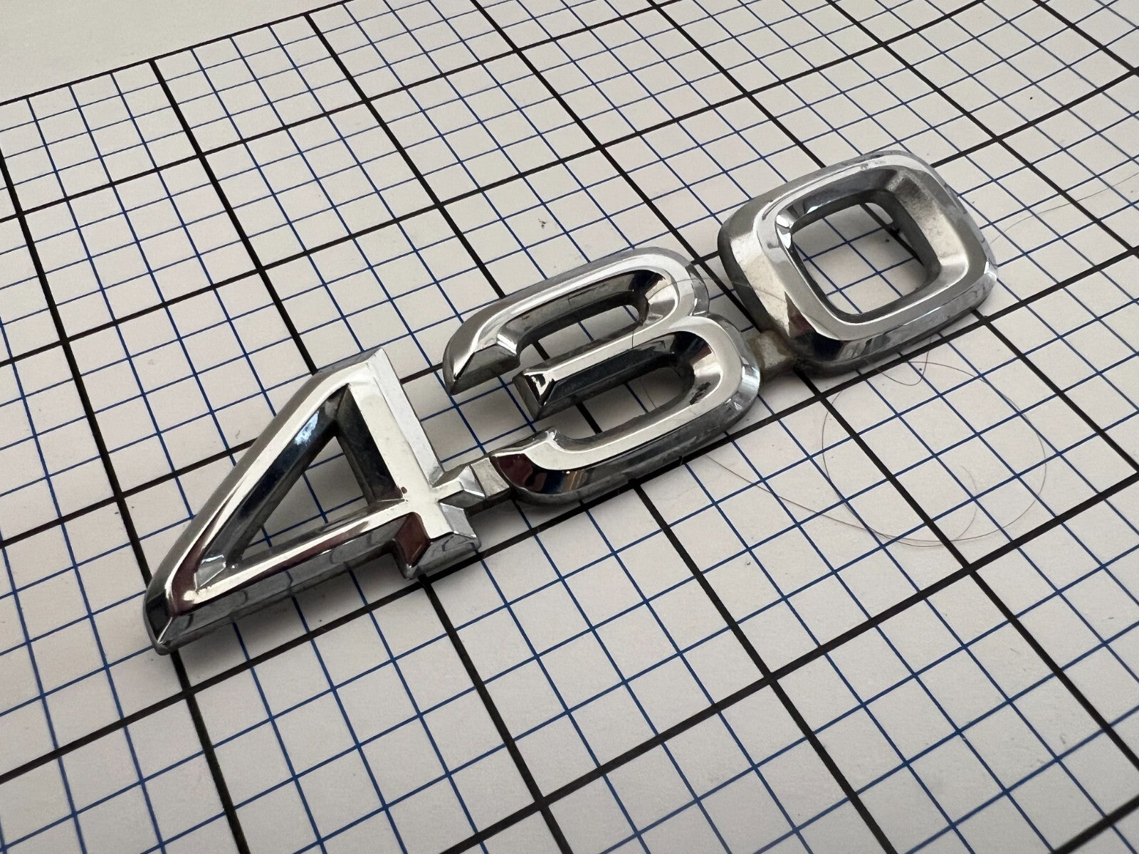 LEXUS Ls430 2001 2002 2003 Rear Trunk Emblem "430" Only