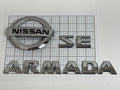 NISSAN Armada SE 2005 - 2015 Trunk Liftgate Emblem Full Set