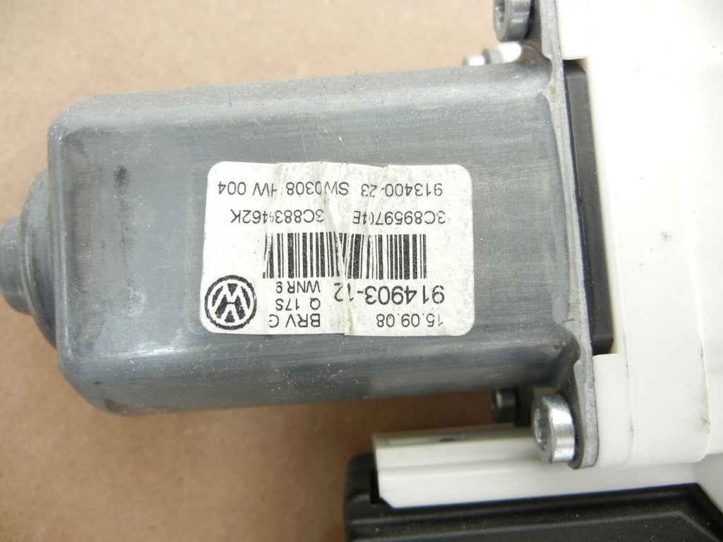 VW Volkswagen CC 2010 Power Window Motor Rear Right Passenger Side 3c8839462