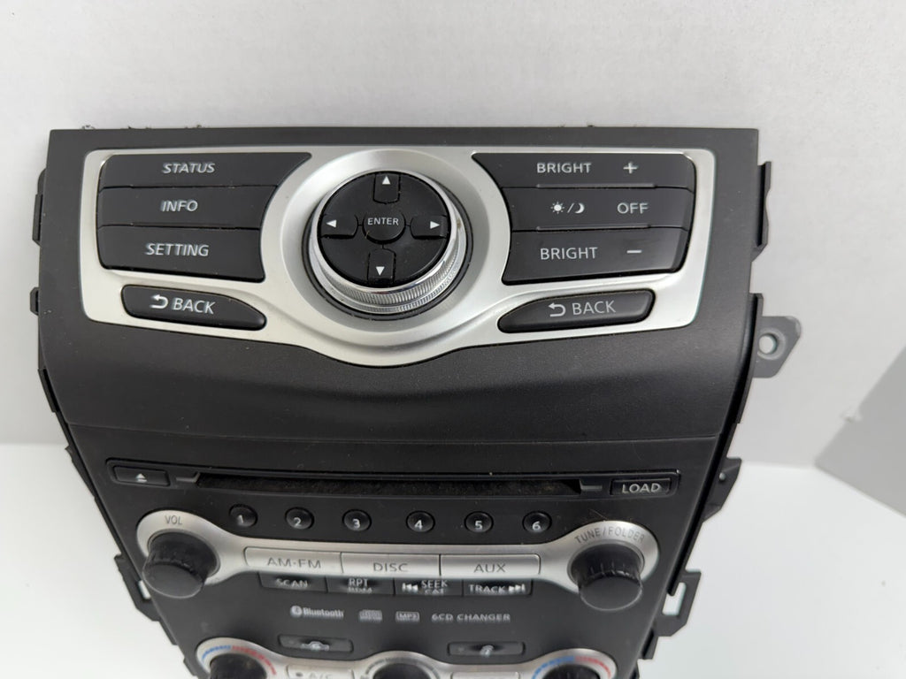 NISSAN Murano 2009 AC Heater Climate Control Radio 6cd Dash Console Center