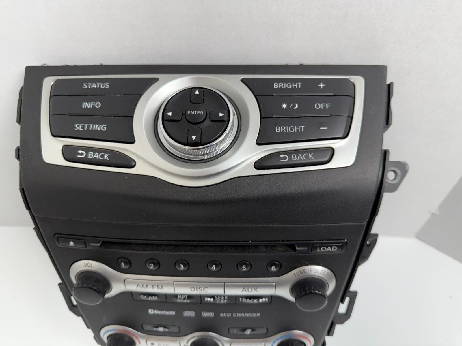 NISSAN Murano 2009 AC Heater Climate Control Radio 6cd Dash Console Center