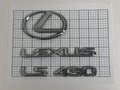 LEXUS Ls430 2004 2005 Rear Trunk Emblem Logo Full Set LS 430