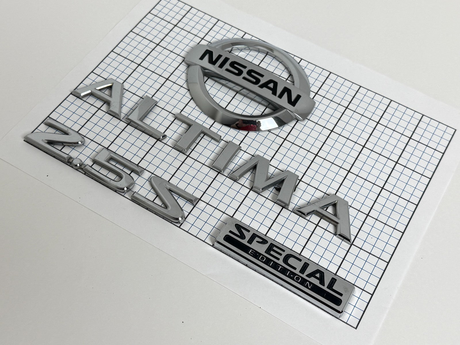 NISSAN Altima 2.5 SE Special 2007 - 2012 Trunk Liftgate Emblem Full Set