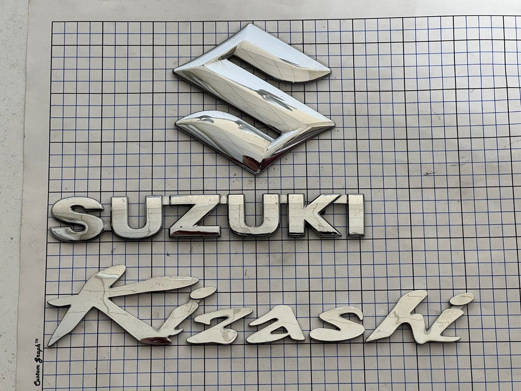 SUZUKI Kizashi Rear Trunk Emblem Badge Logo Full Set