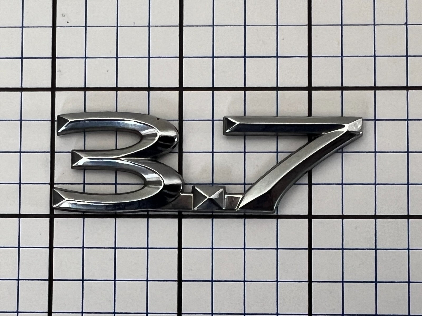 LINCOLN MKZ 2013 3.7 Rear Trunk Emblem Badge Logo