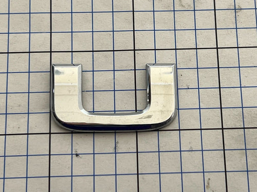 ACURA 3.2tl 3.2 TL 2003 Emblem Logo Letter U Badge Trunk Rear Chrome