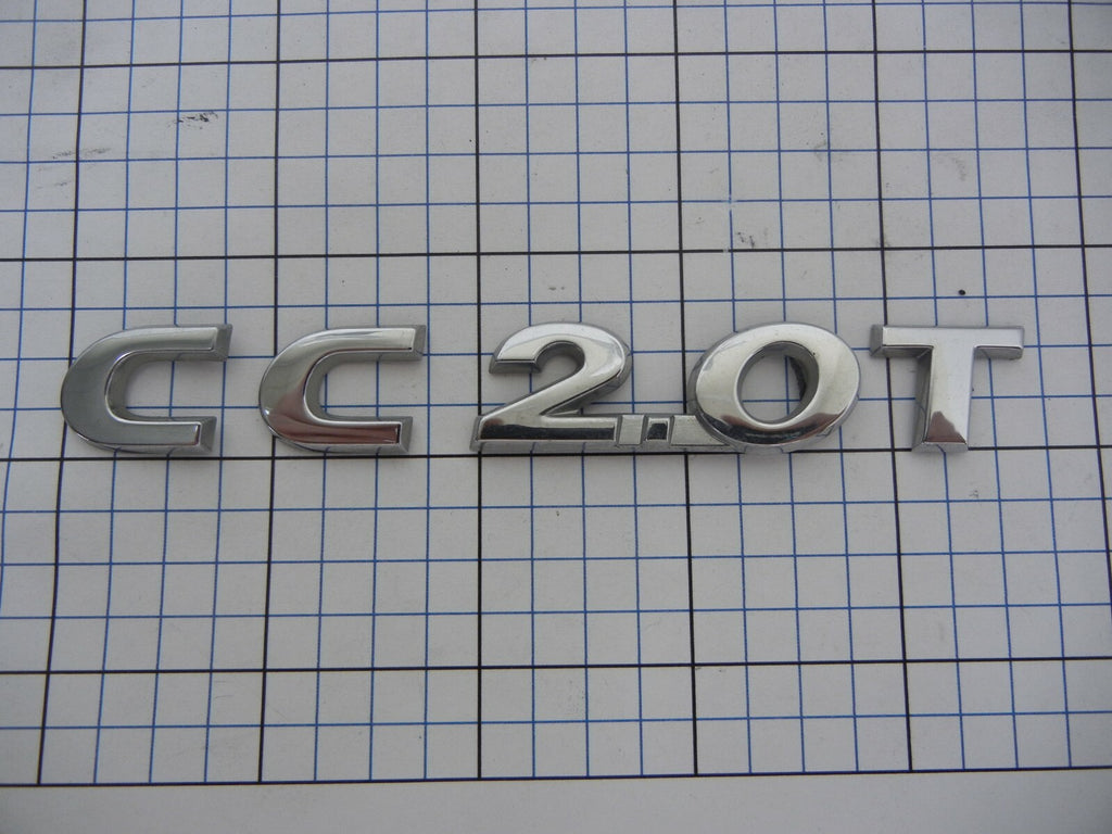 VOLKSWAGEN CC 2.0t Trunk Emblem Badge Logo