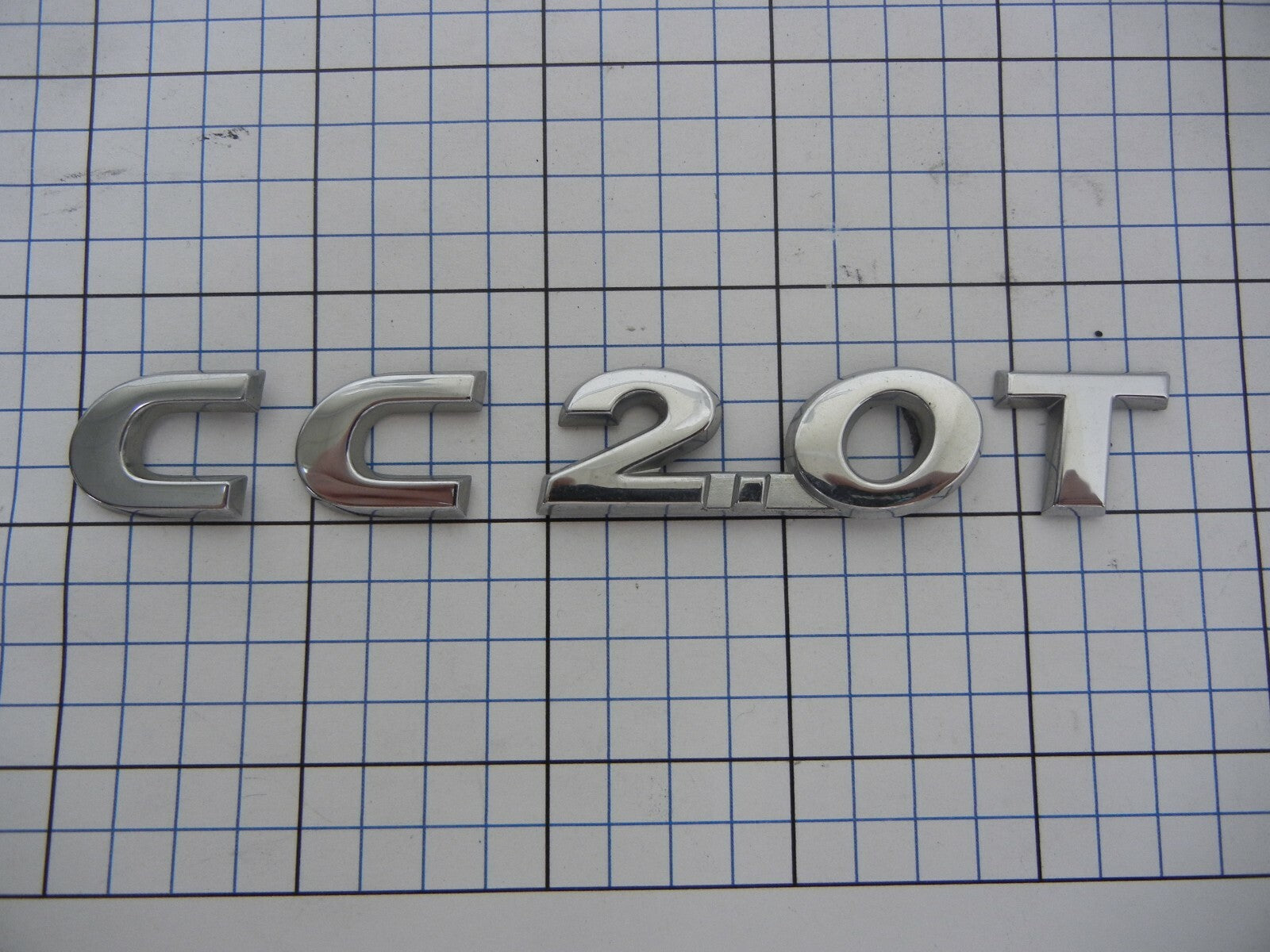 VOLKSWAGEN CC 2.0t Trunk Emblem Badge Logo