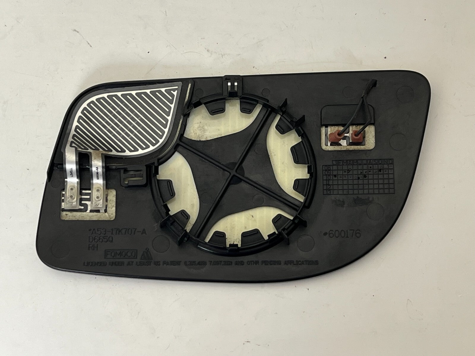 LINCOLN MKS 2009 Heated Right Passenger Side Blind Spot Section Mirror Glass