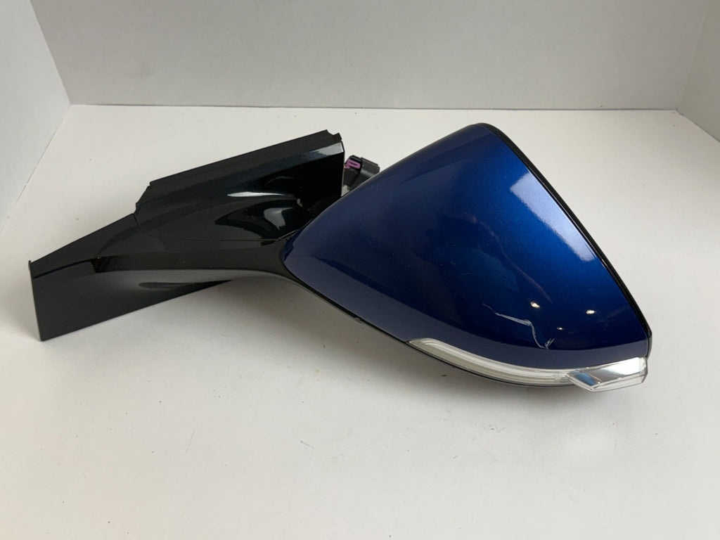 2011-2015 Chevrolet Volt Left Driver Side View Mirror Blue Scratched