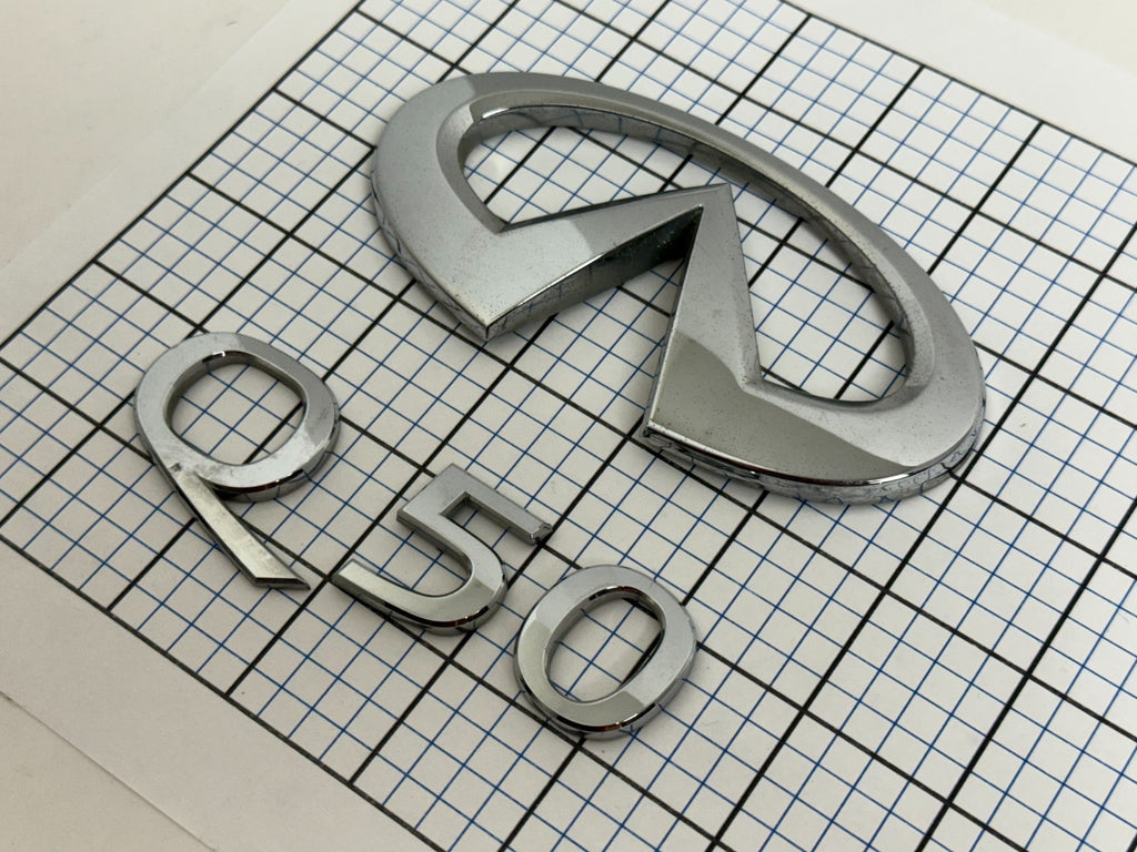 INFINITI Q50 Sedan 2014 Trunk Emblem Badge Letters Set