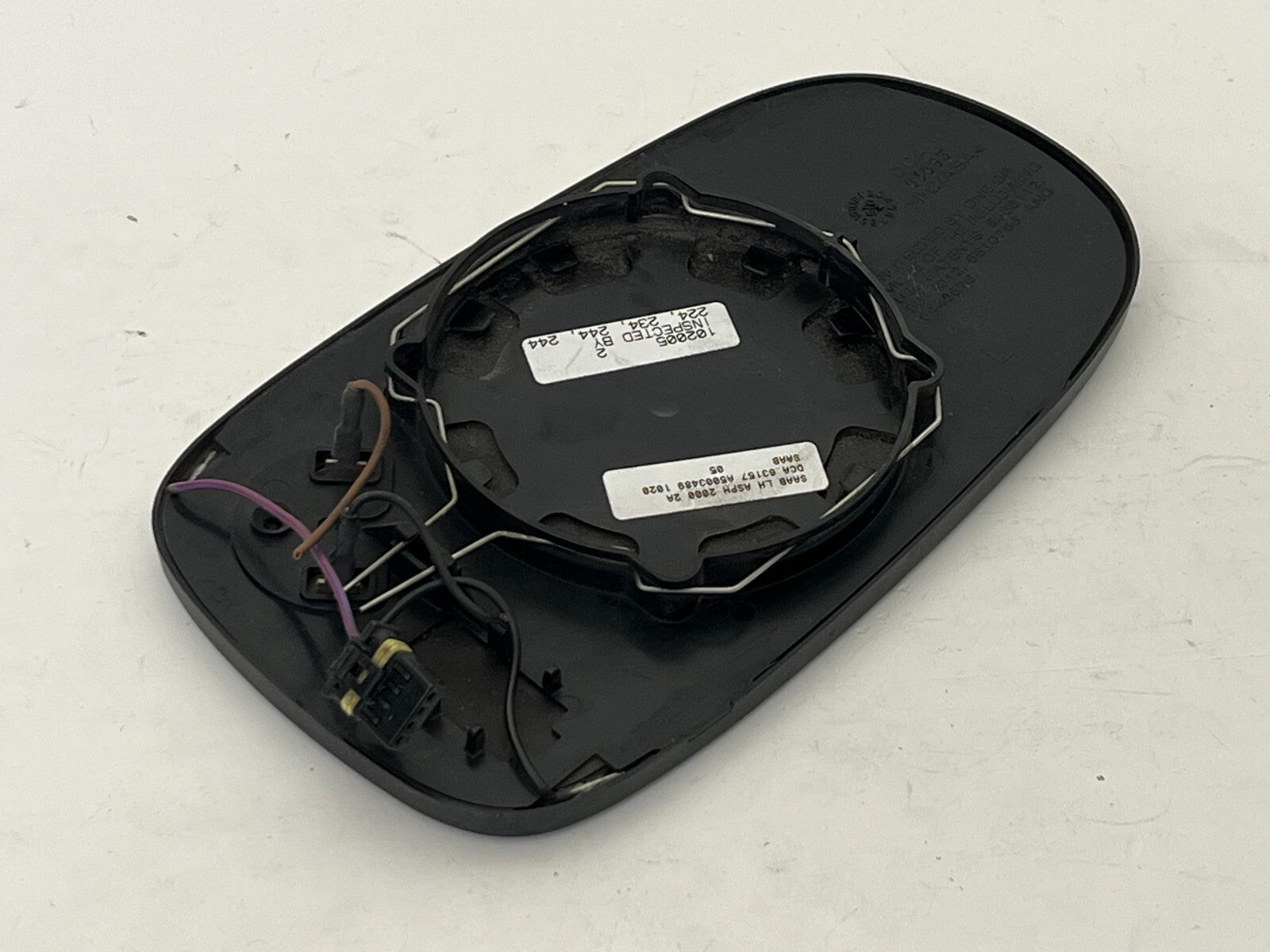 SAAB 9-5 2005 Driver Door Left Side Aspherical Heated Auto Dimming Mirror Glass