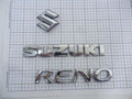 SUZUKI RENO Rear Trunk Emblem Badge Logo Full Set