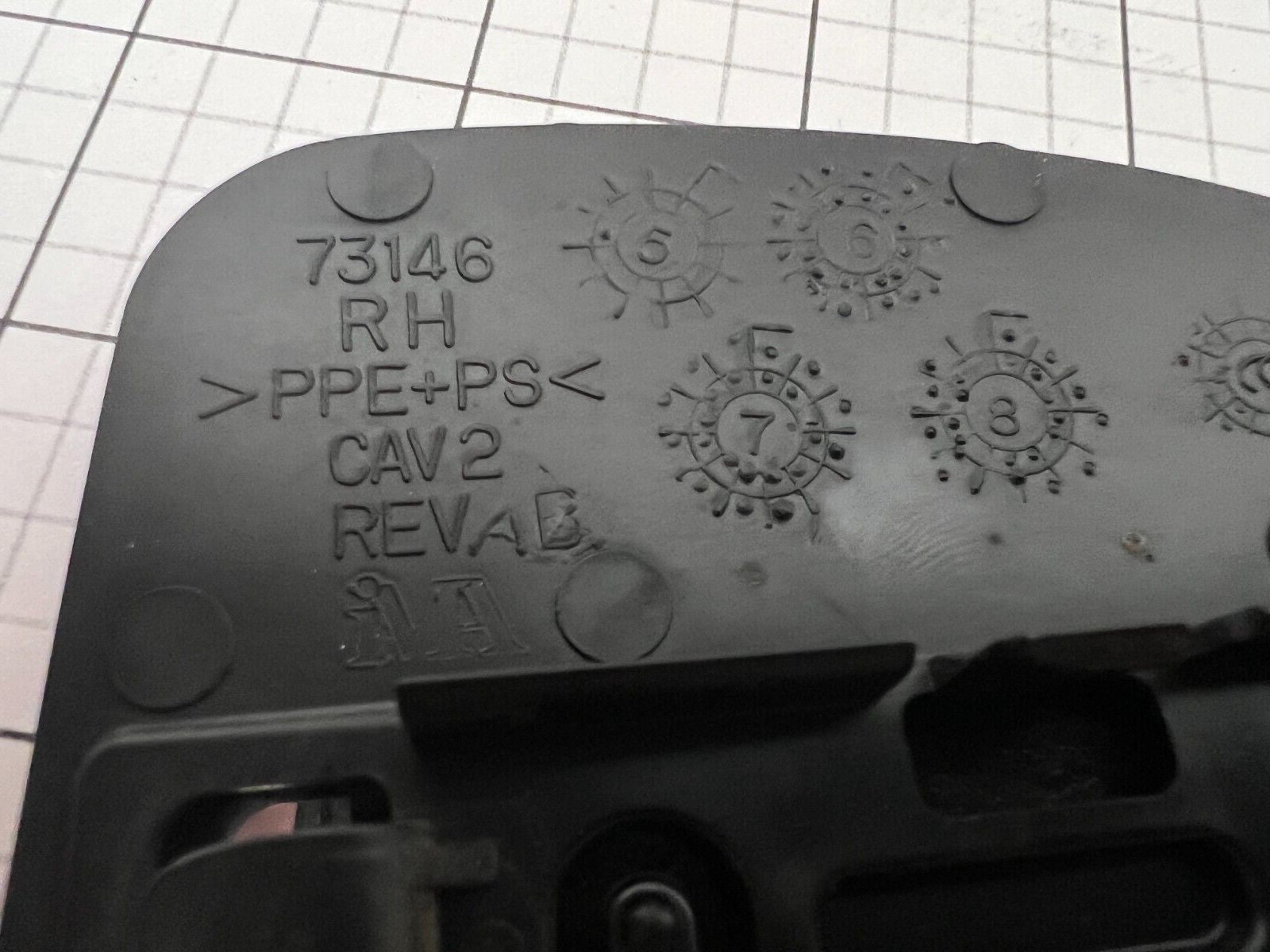 TOYOTA Camry 2007 2011 Right DOOR Passenger SIDE NON Heated Mirror Glass