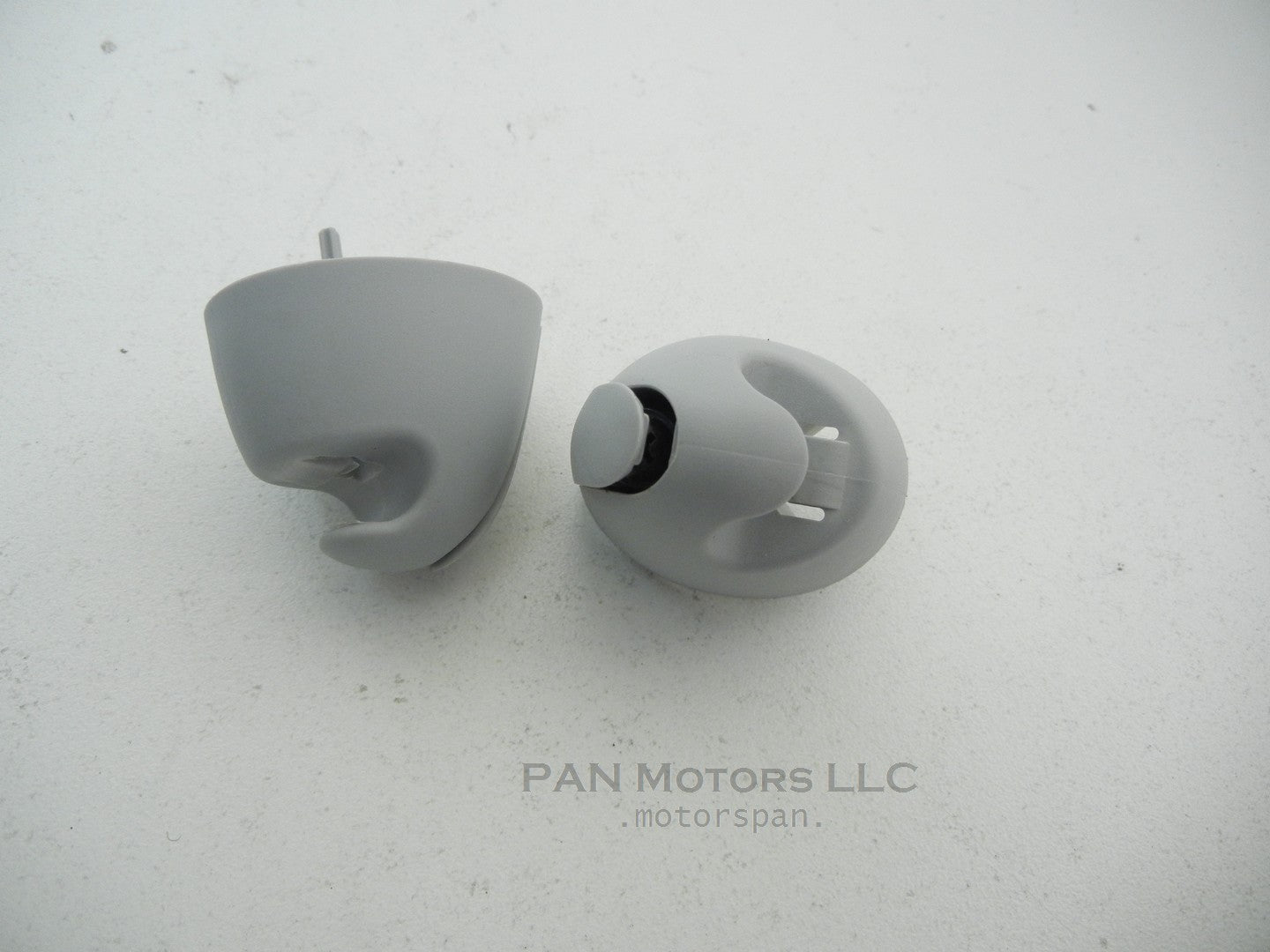 MINI Cooper R56 Sun Visor Clip Light Gray Left Right Pair 06-12