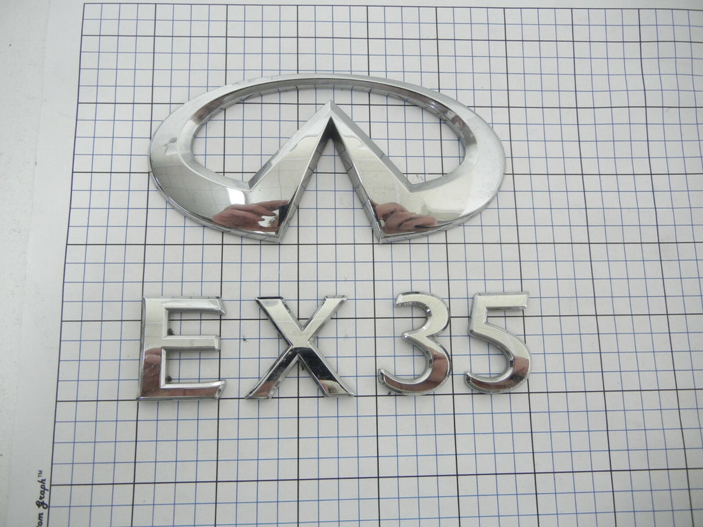 INFINITI Ex35 08 - 12 Trunk Emblem Badge Logo Full Set