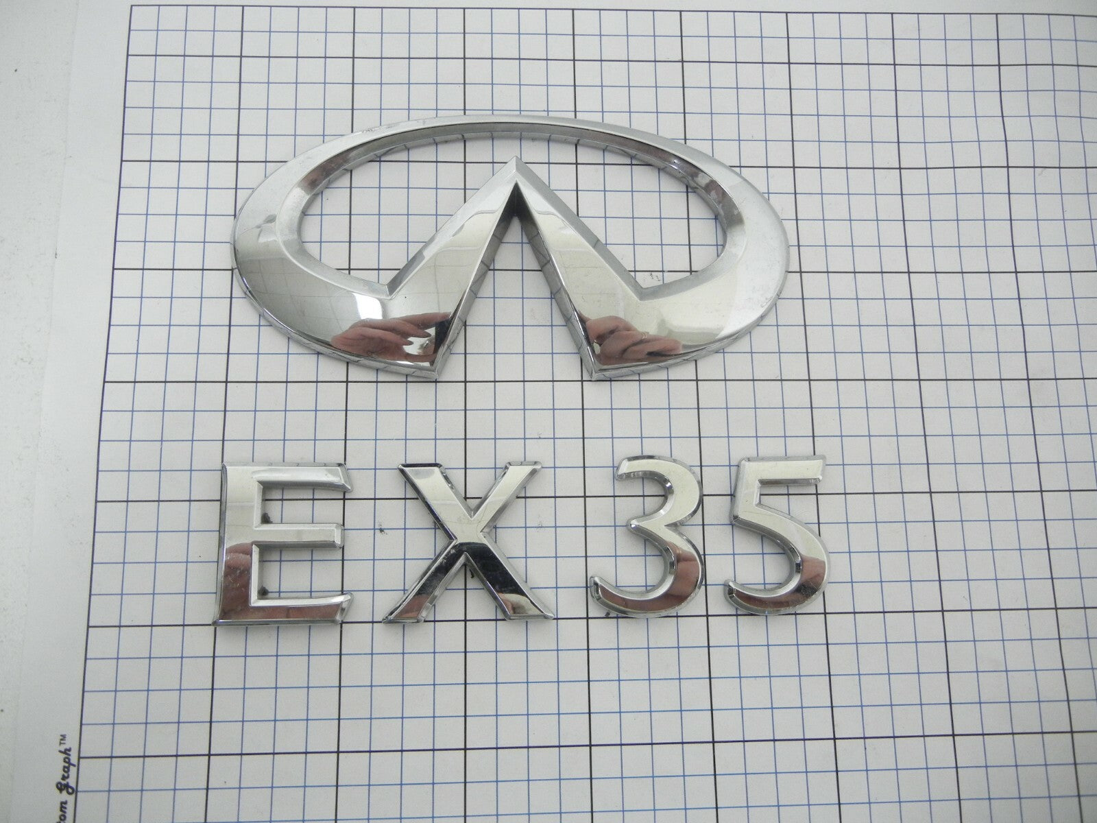 INFINITI Ex35 08 - 12 Trunk Emblem Badge Logo Full Set