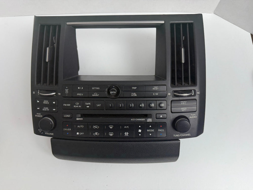 INFINITI Fx35 Fx45 BOSE Navi Radio Cd Player AC Control Dash Panel 68260 Cg001