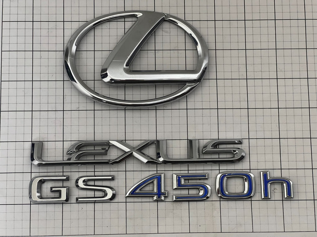 LEXUS Gs450h 2006 - 2009 Rear Trunk Emblem Logo Full Set GS 450h Hybrid