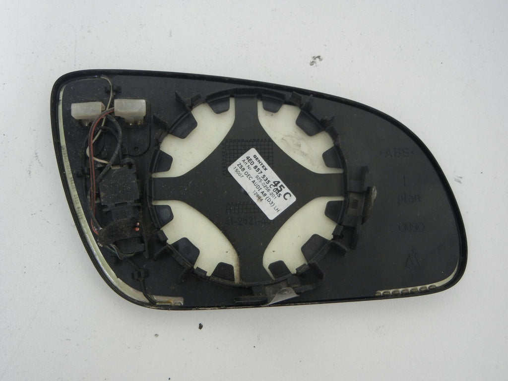 AUDI A8 LEFT Front DOOR Driver SIDE AUTO DIM Mirror Glass 2005 4e0857535 D3