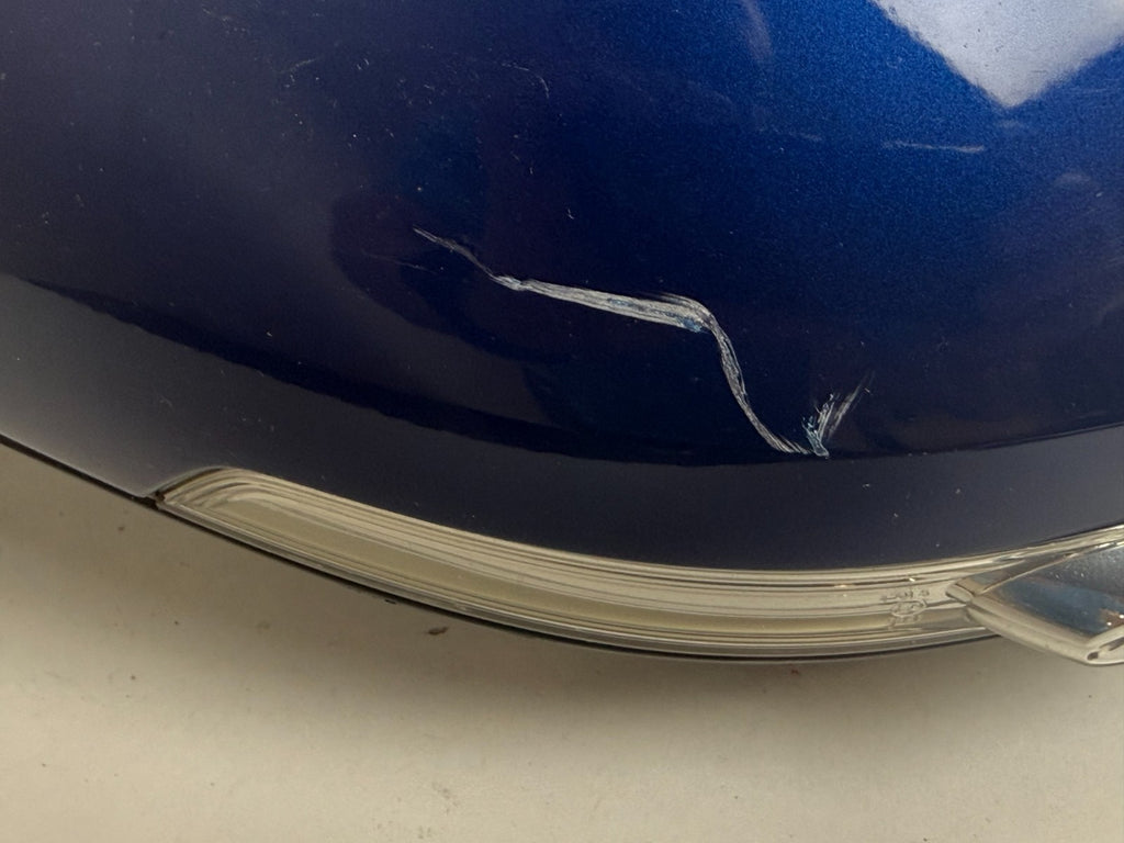 2011-2015 Chevrolet Volt Left Driver Side View Mirror Blue Scratched