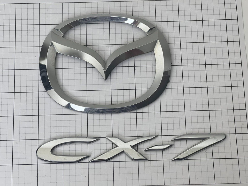 MAZDA Cx-7 Rear Trunk Main Emblem Cx7 Logo Set