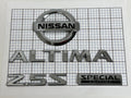 NISSAN Altima 2.5 SE Special 2007 - 2012 Trunk Liftgate Emblem Full Set