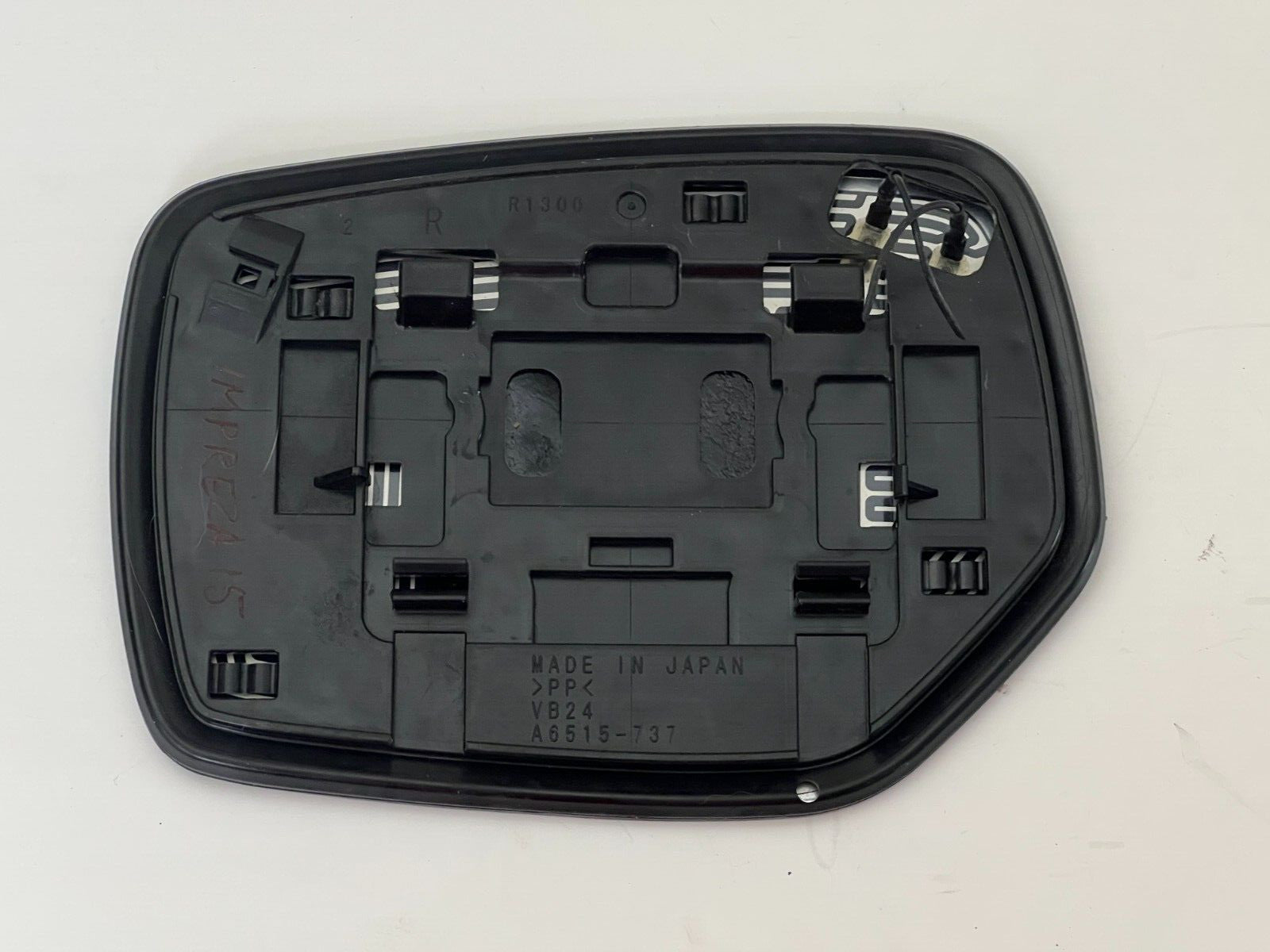 SUBARU Impreza 2015 Right Side Passenger Door Heated Mirror Glass Japan