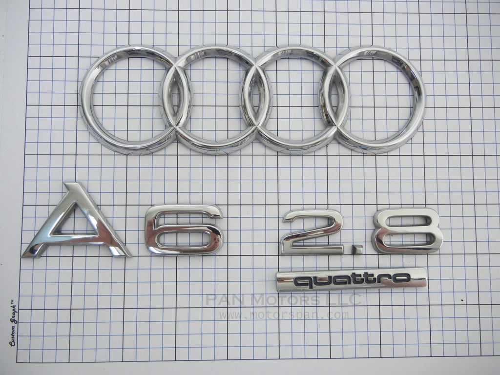 AUDI A6 2003 2004 Ring 2.8 Quattro Trunk Emblem Badge