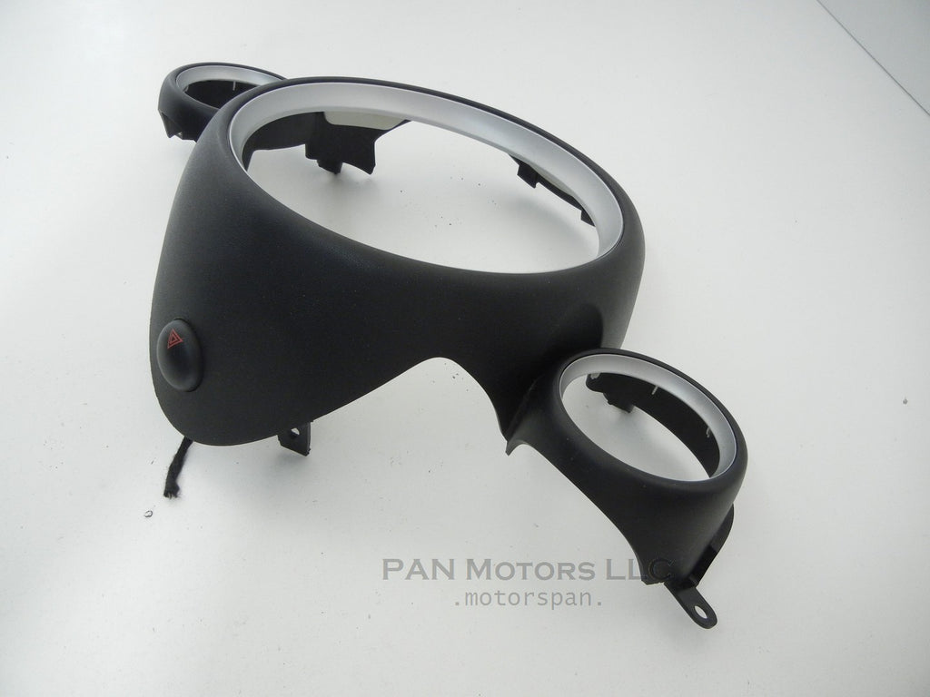 MINI Cooper S Base R56 08-12 Dashboard Instrument Center Cover Assy Silver