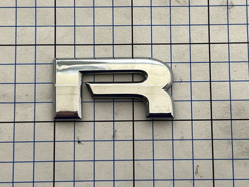 ACURA 3.2tl 3.2 TL 2003 Emblem Logo Letter R Badge Trunk Rear Chrome