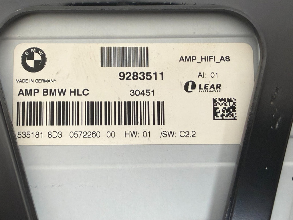 BMW 328i 335i F30 3 Top Hifi Lear Radio Audio Amplifier Amp 2013 - 2016
