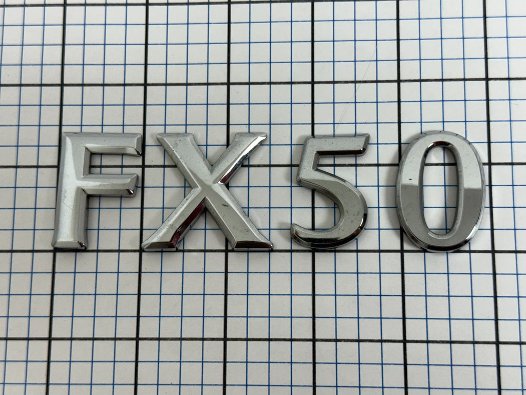 INFINITI Fx50 09- 13 Trunk Emblem Letters Set