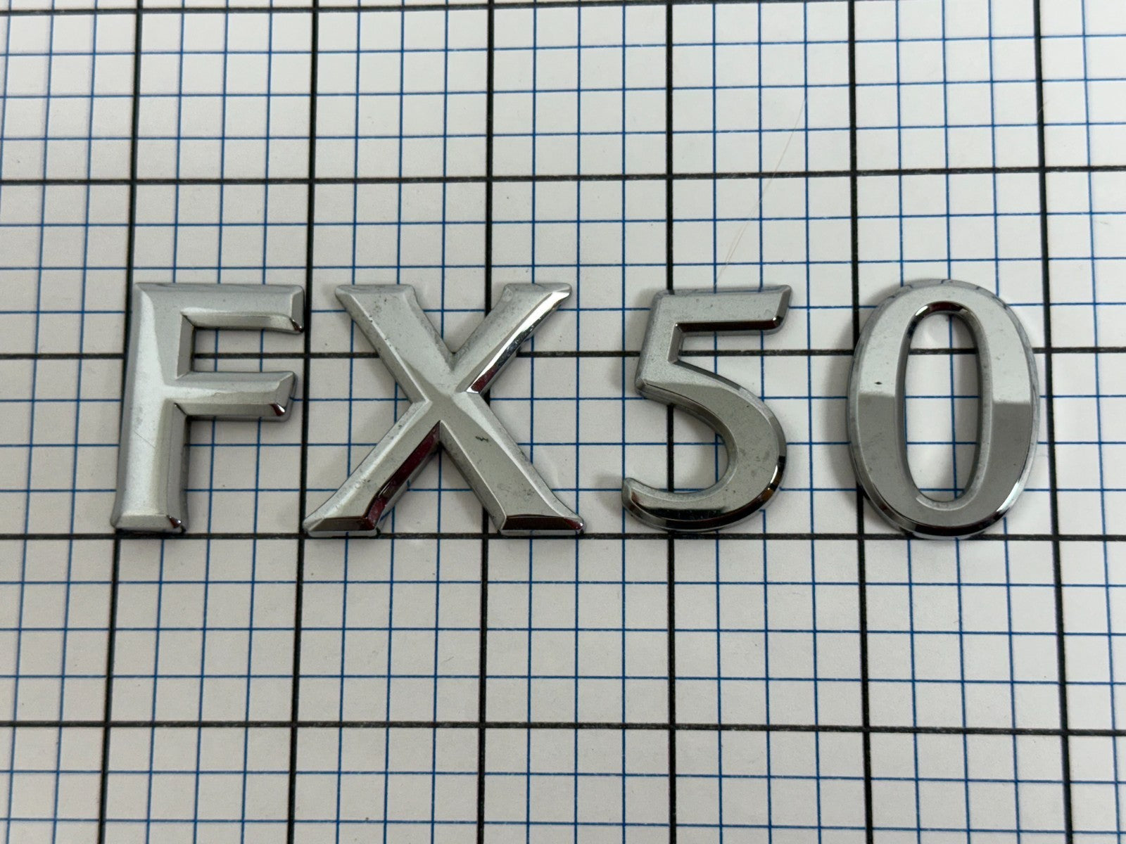 INFINITI Fx50 09- 13 Trunk Emblem Letters Set