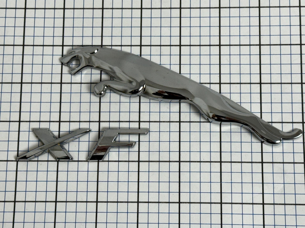 JAGUAR XF 09 - 15 REAR Trunk Emblem LOGO Badge Leaping CAT Letters XF
