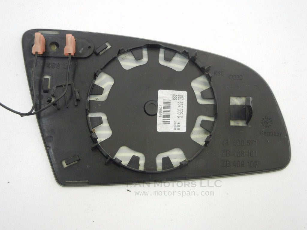 AUDI A4 S4 A6 2002 - 2008 Left Side Driver Door Heated Mirror Glass 8e0857535c