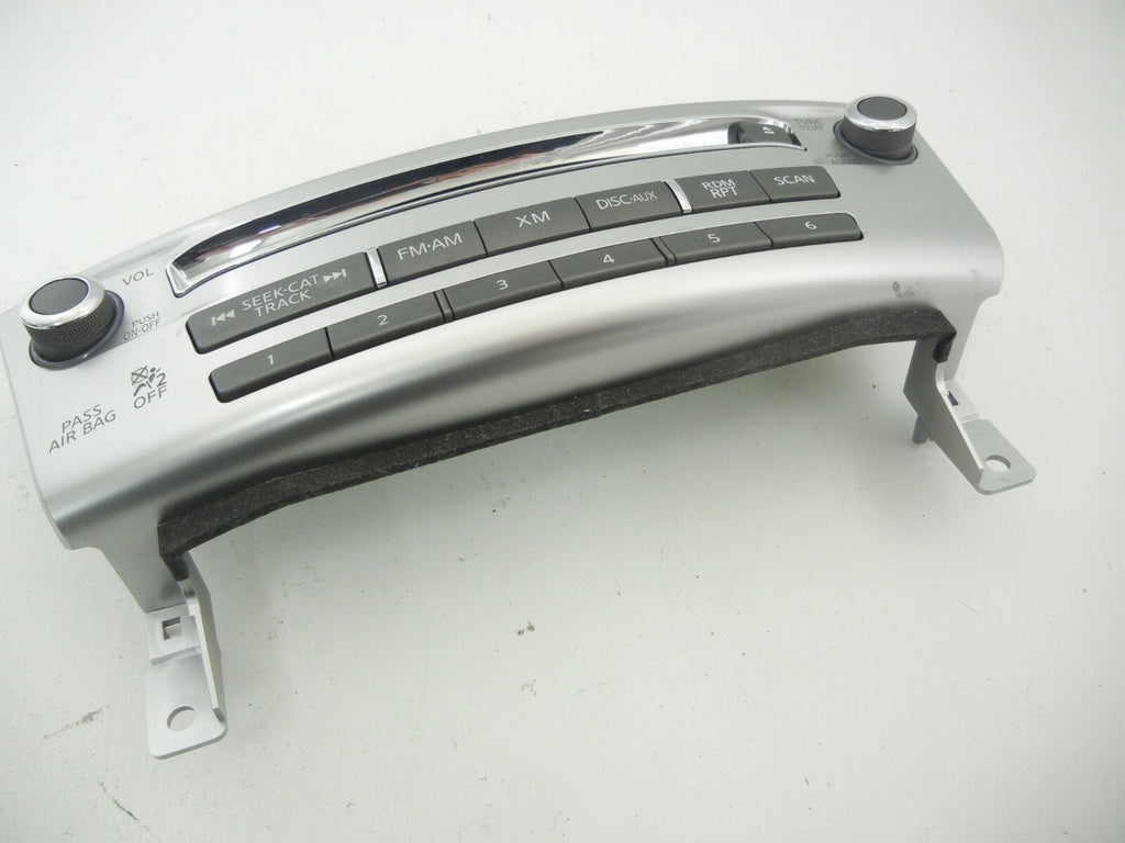 INFINITI M37 Dash Radio CD Control Panel Faceplate 253911ma0a 2011 2012 2013
