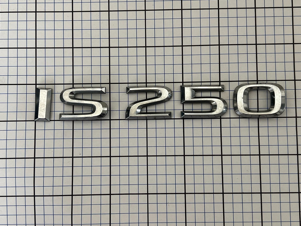 LEXUS Is250 2006-2009 Rear Trunk Emblem Right Side Letters IS 250