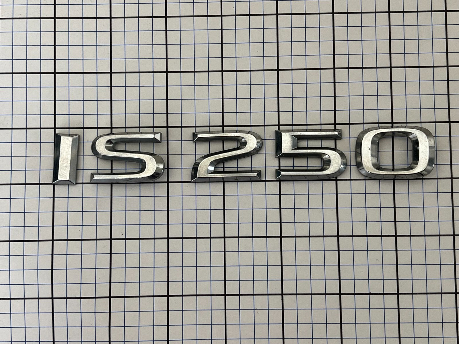 LEXUS Is250 2006-2009 Rear Trunk Emblem Right Side Letters IS 250