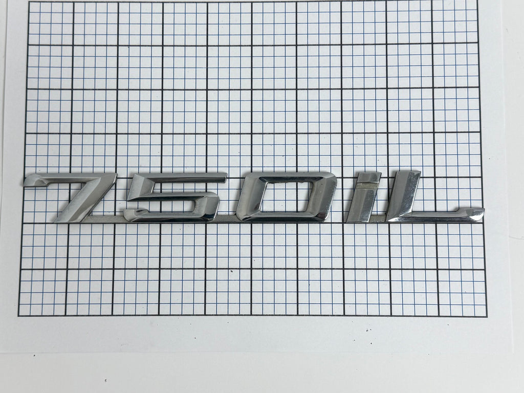 BMW E38 V12 750 750il Trunk Lid Badge Logo Emblem 1995-2001