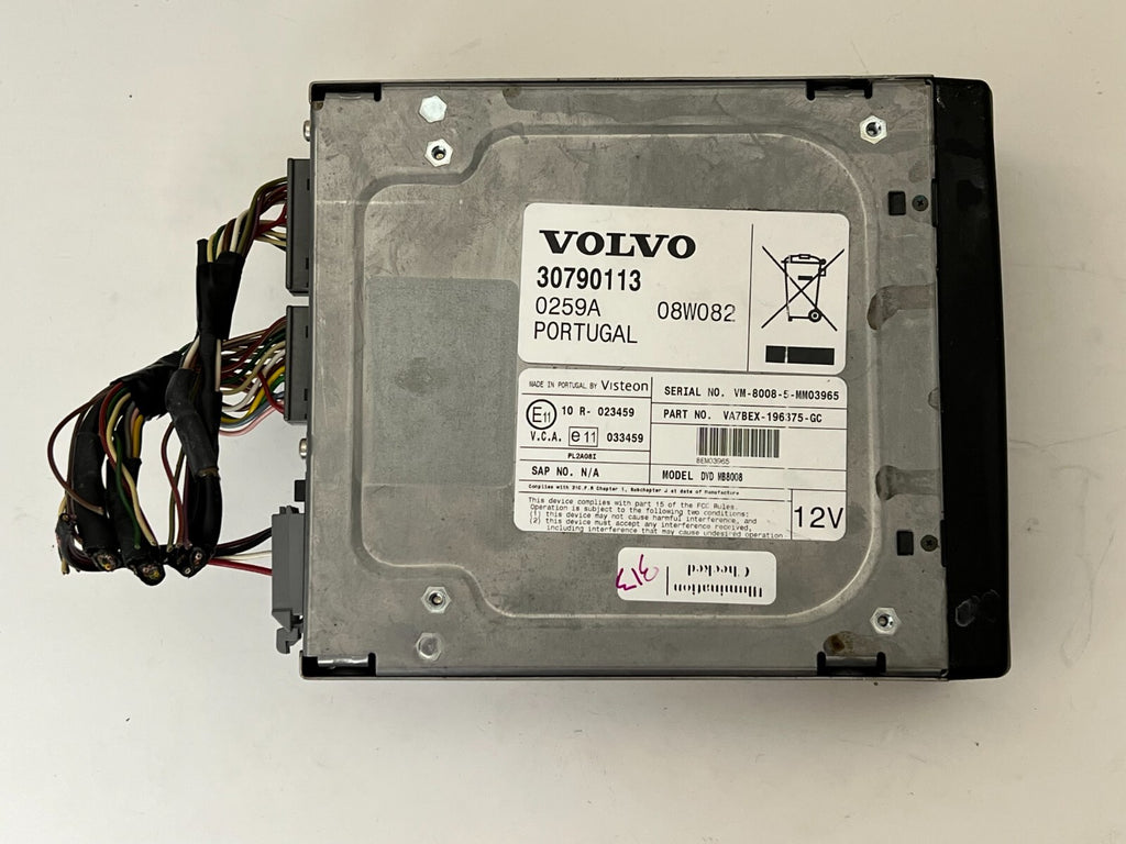 VOLVO Xc90 Armrest REAR Entertainment DVD Player Mb8008 DVD 2008